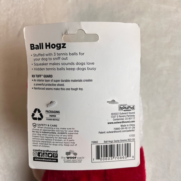 Ball hog all in one interactive, plush and fetch toy Santa themed ￼ - Picture 5 of 6